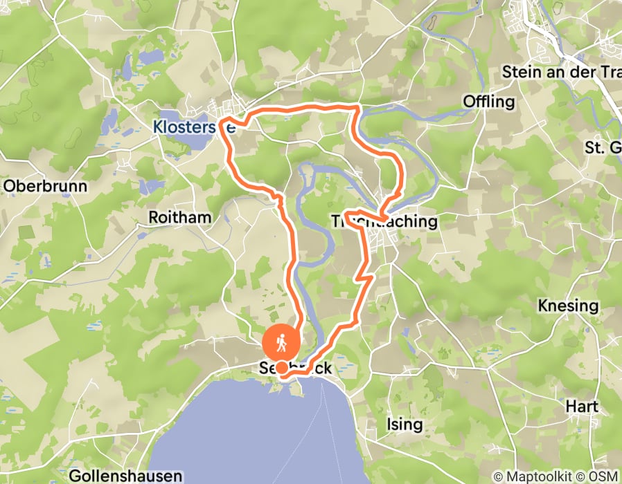 Karte der Tour
