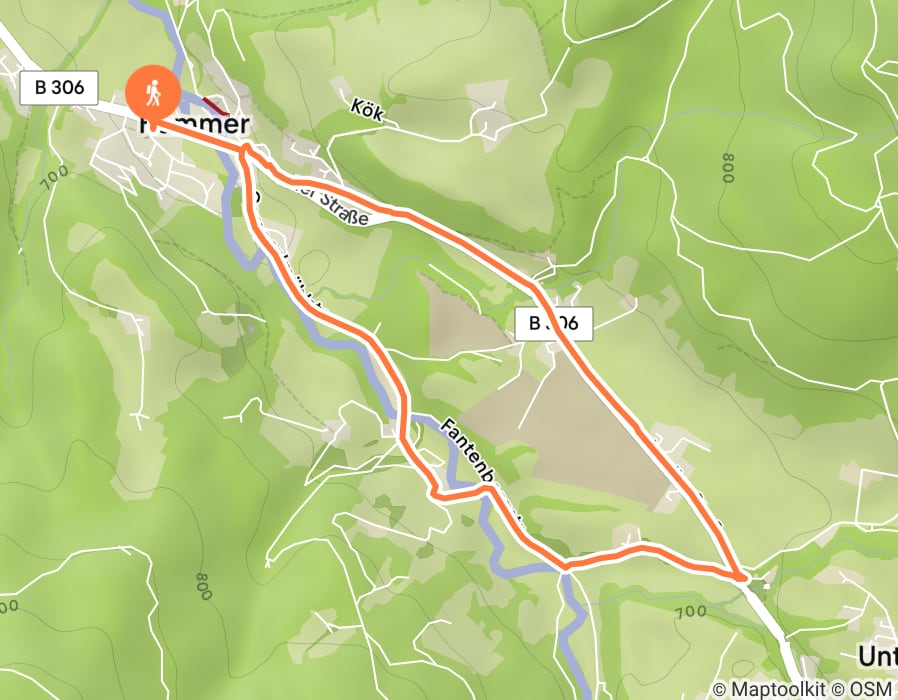 Karte der Tour