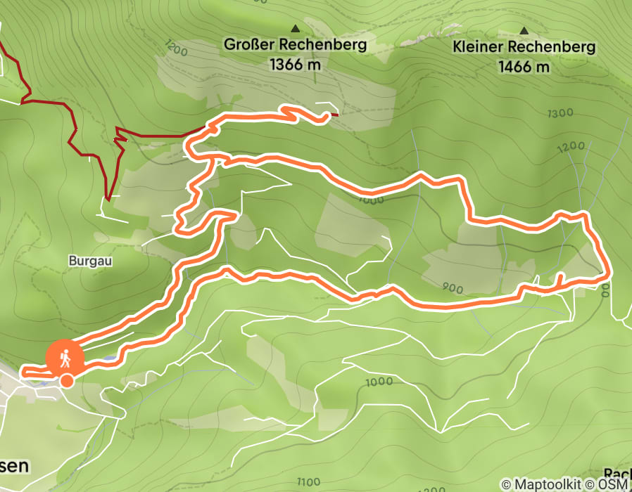 Karte der Tour