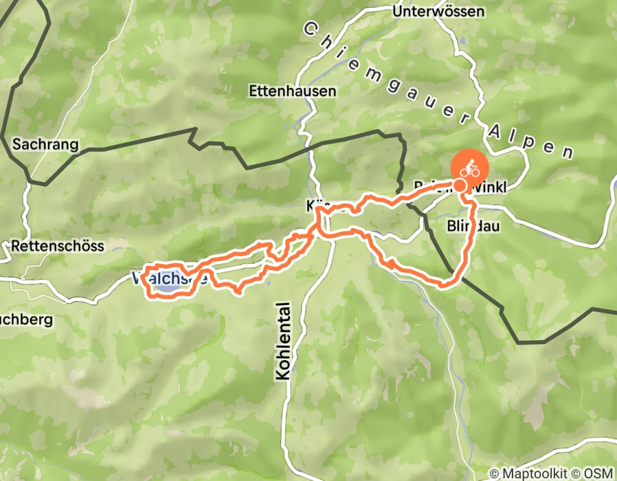 Karte der Tour