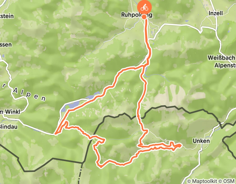 Karte der Tour
