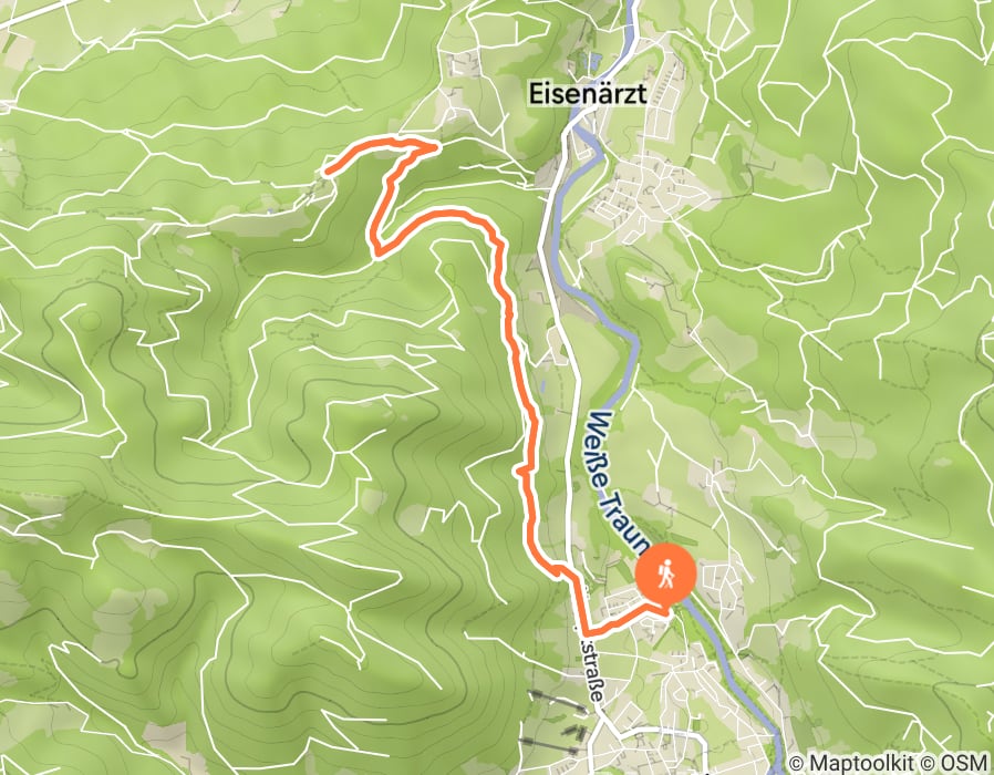 Karte der Tour