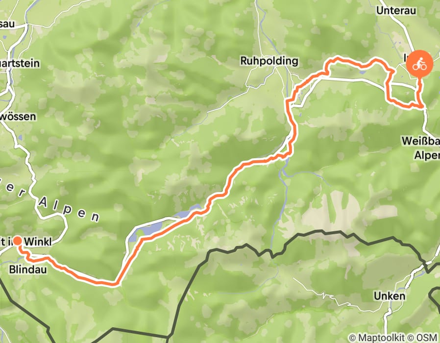 Karte der Tour