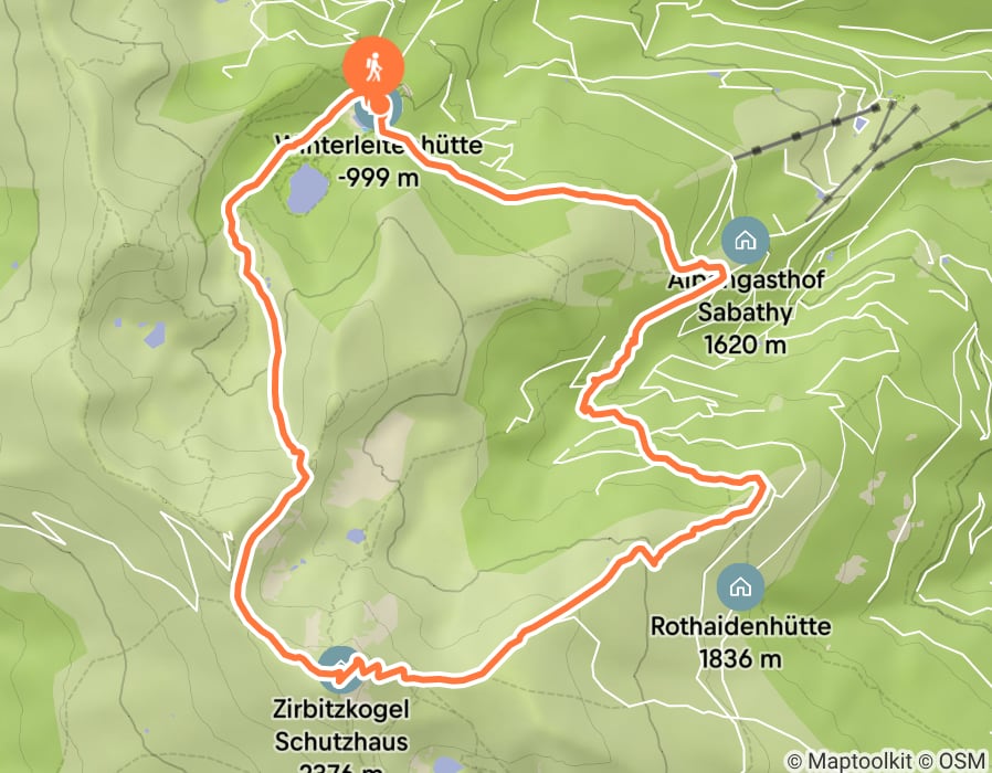 Karte der Tour