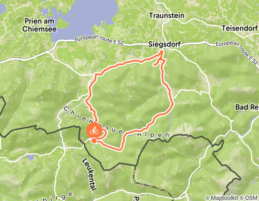 Karte der Tour