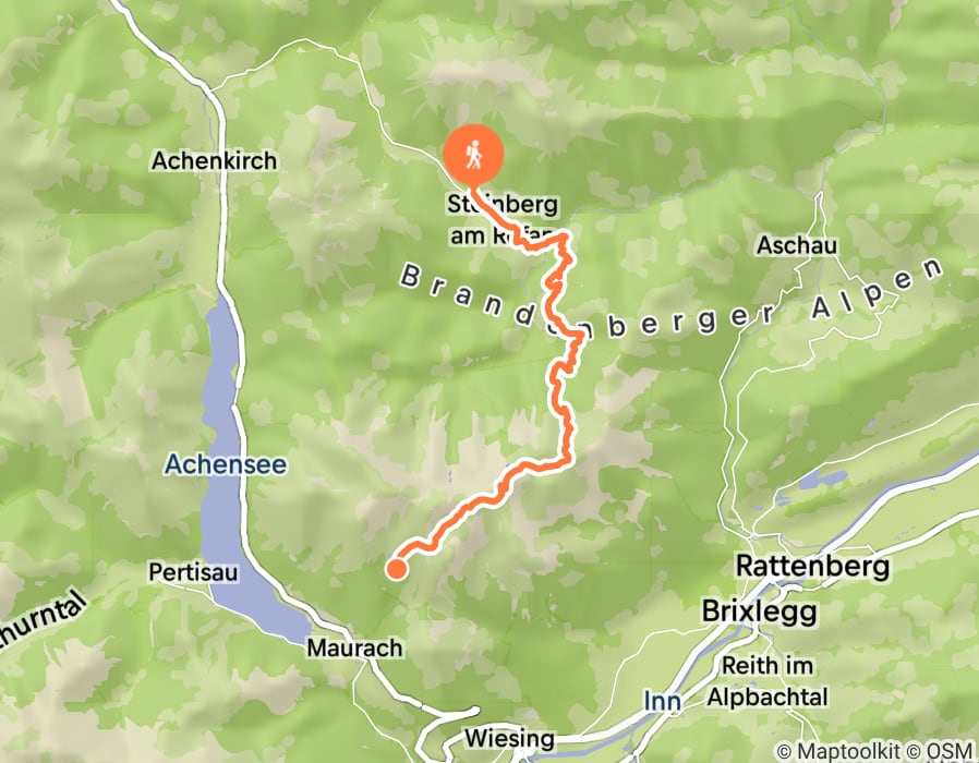 Karte der Tour