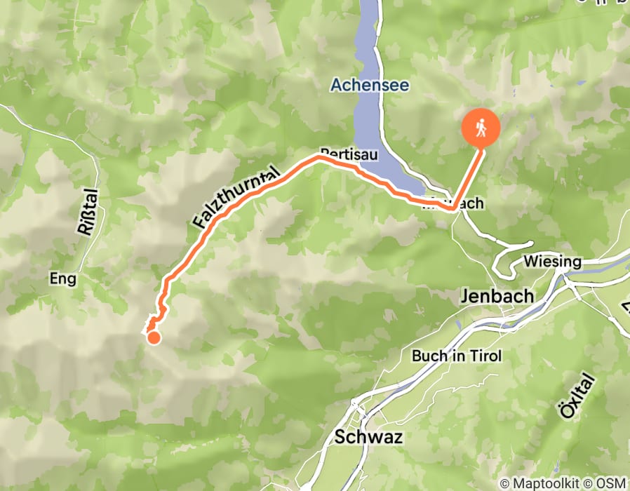 Karte der Tour