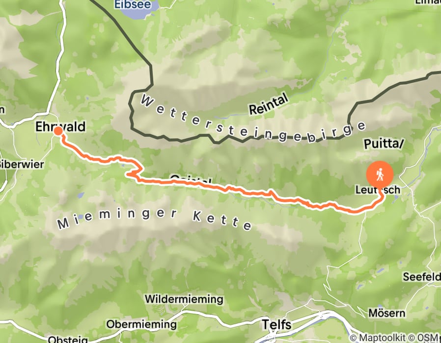 Karte der Tour