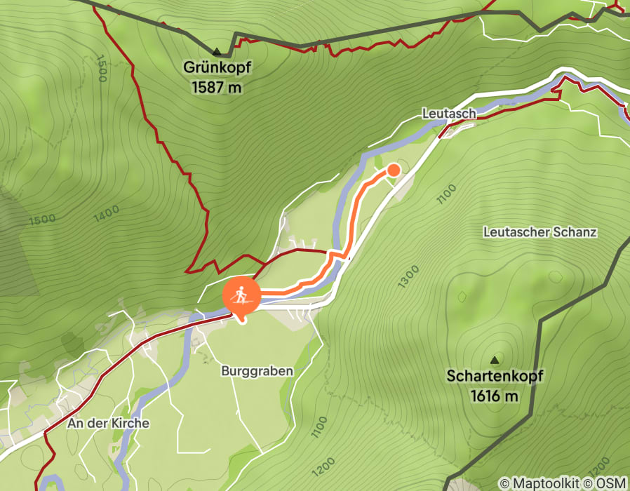 Karte der Tour