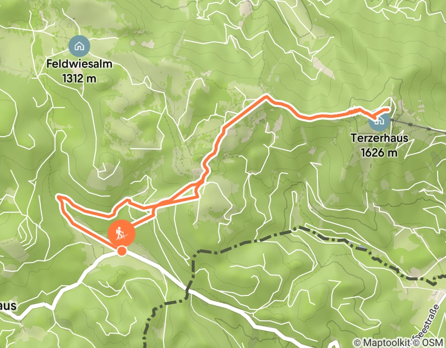 Karte der Tour