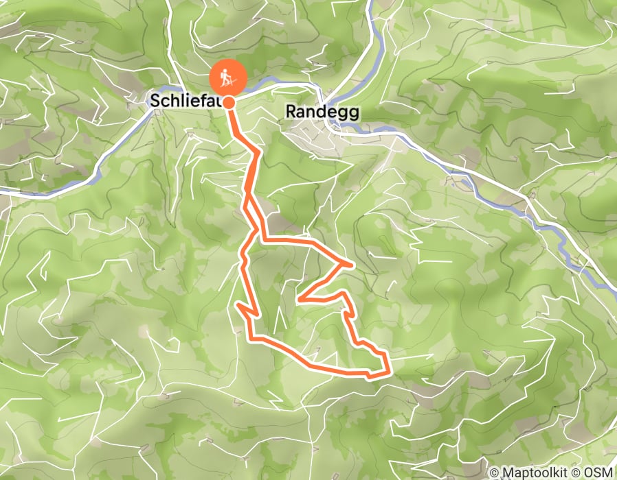 Karte der Tour