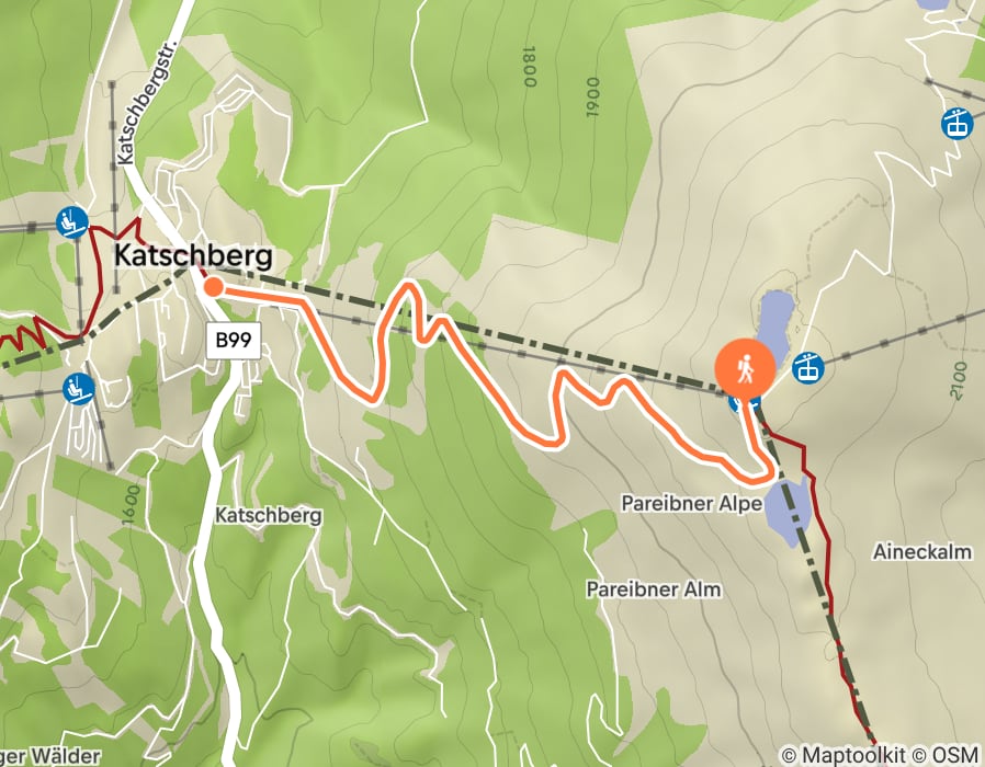 Karte der Tour