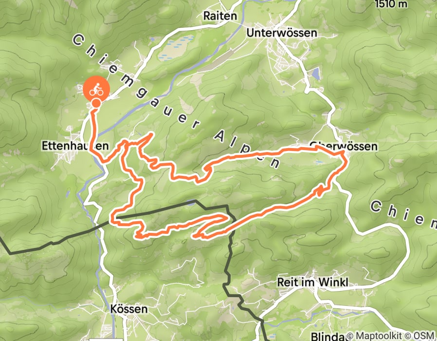 Karte der Tour