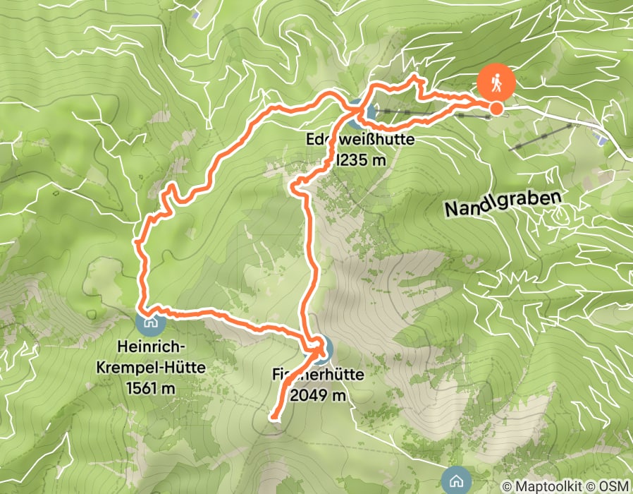 Karte der Tour