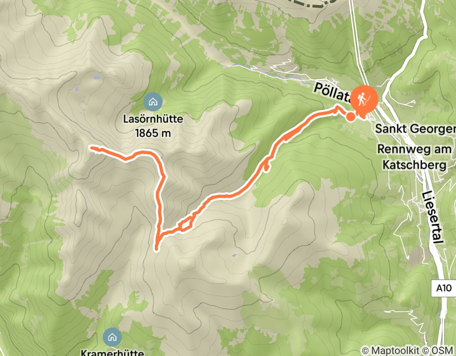 Karte der Tour