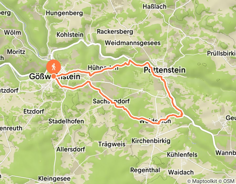 Karte der Tour