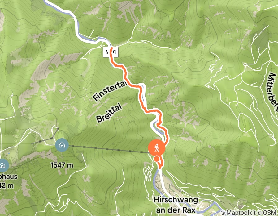 Karte der Tour