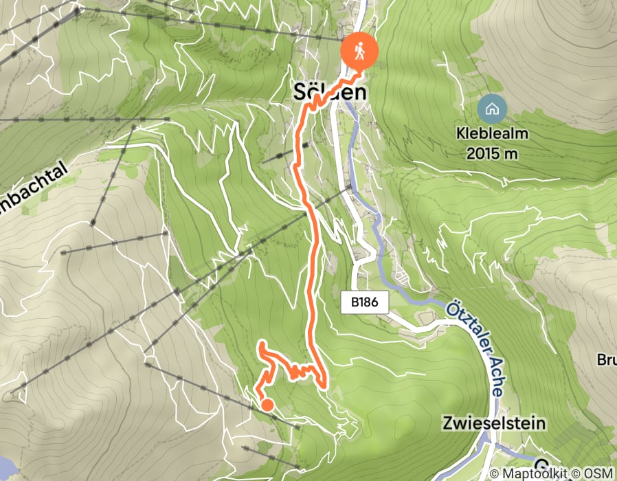 Karte der Tour