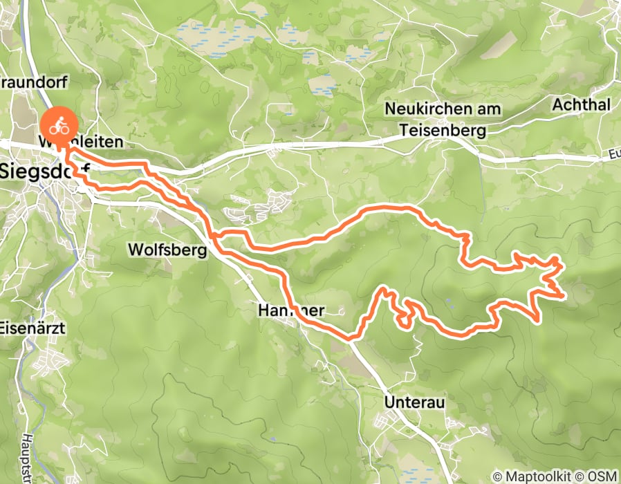 Karte der Tour