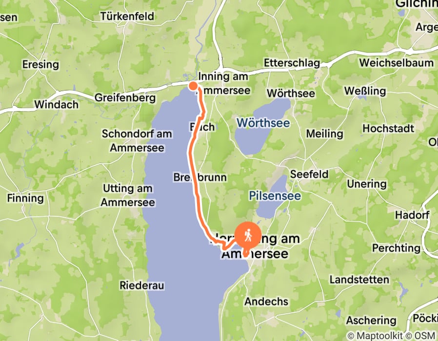 Karte der Tour