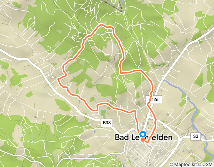 Karte der Tour