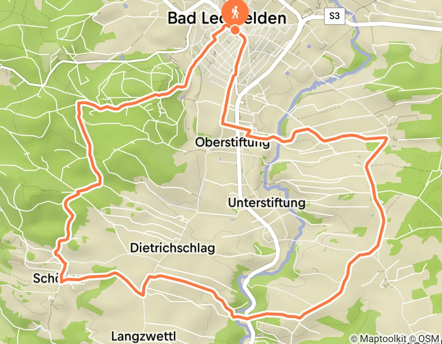 Karte der Tour