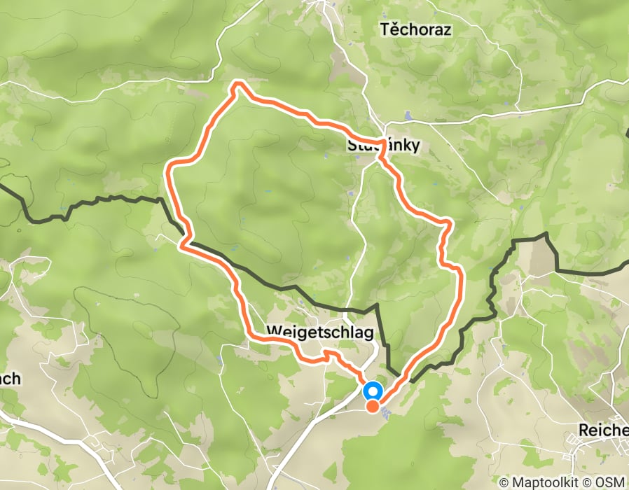 Karte der Tour