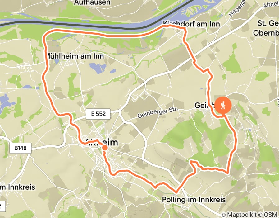 Karte der Tour