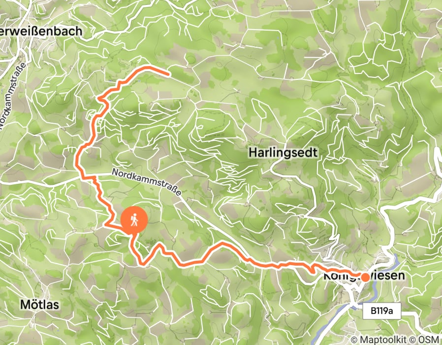 Karte der Tour