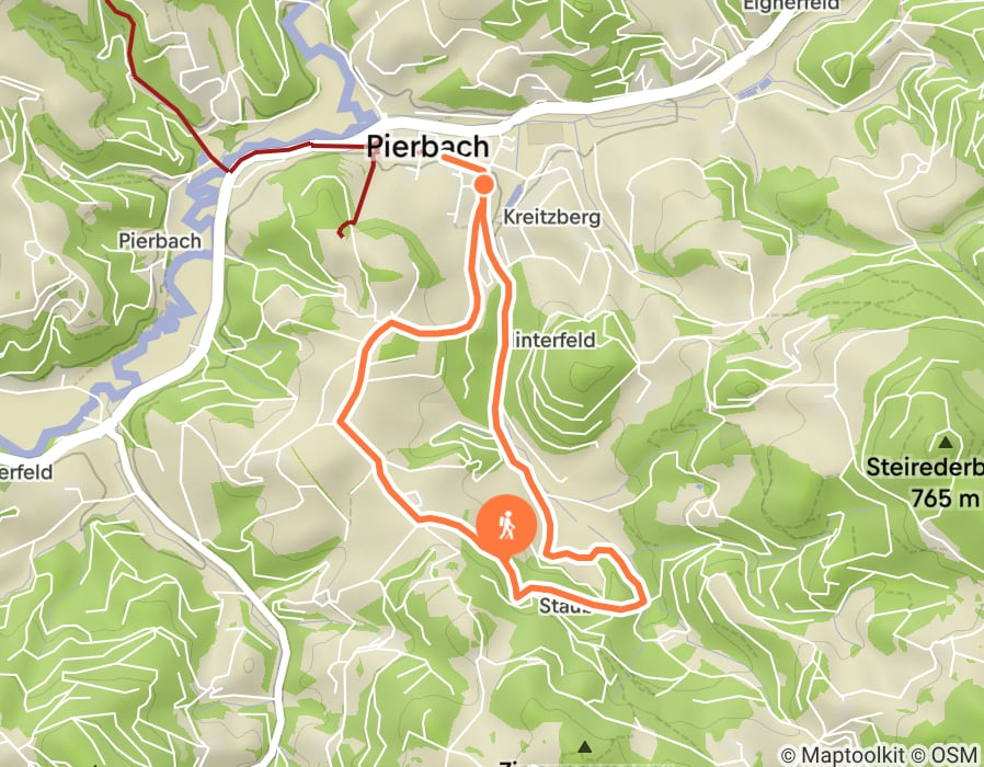 Karte der Tour