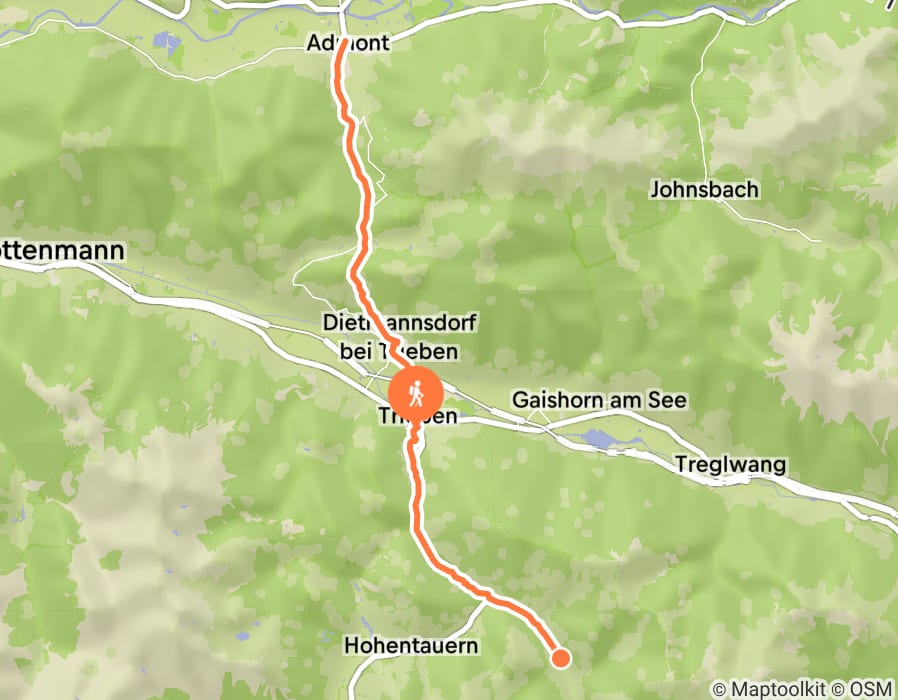 Karte der Tour