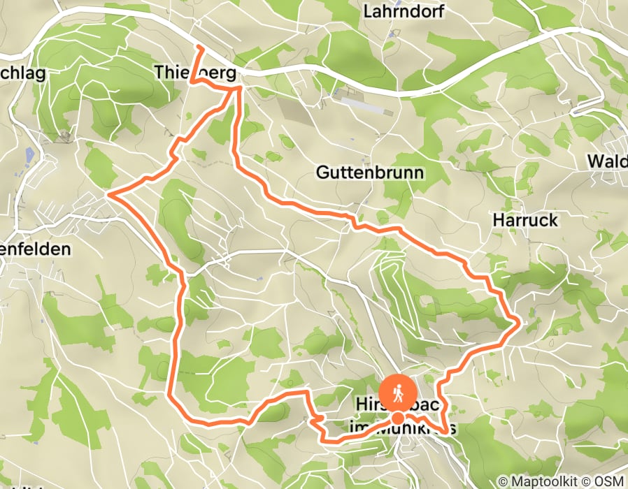 Karte der Tour