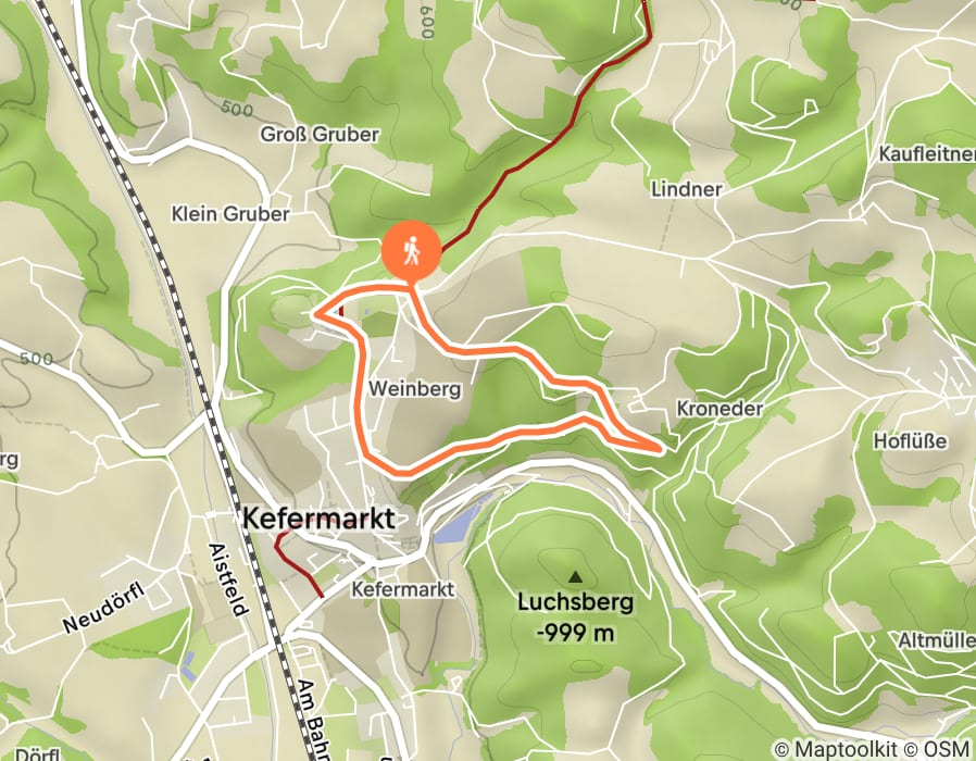 Karte der Tour