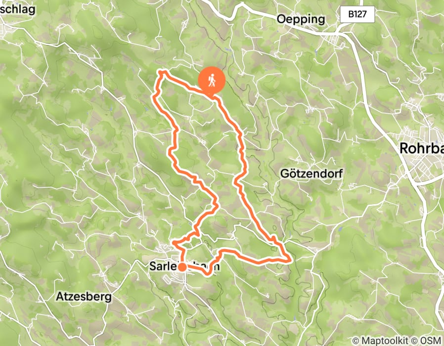 Karte der Tour