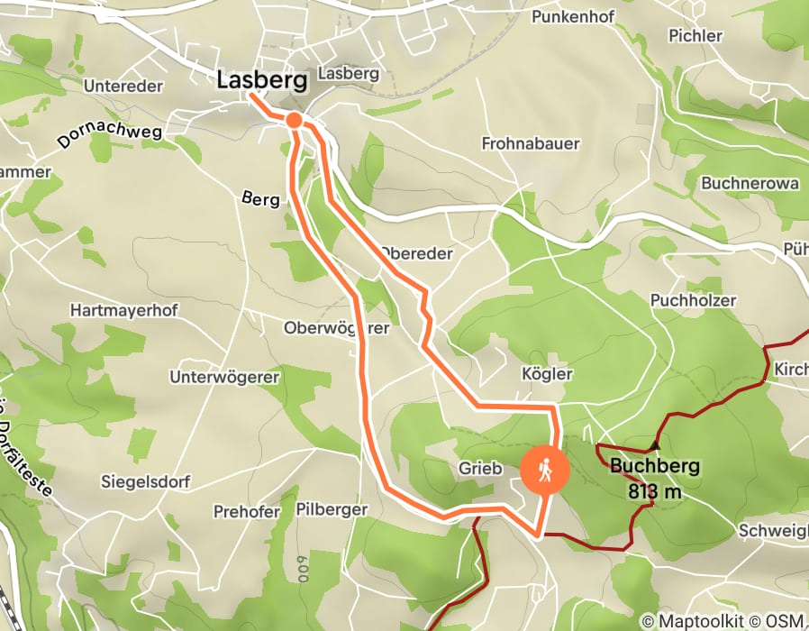 Karte der Tour