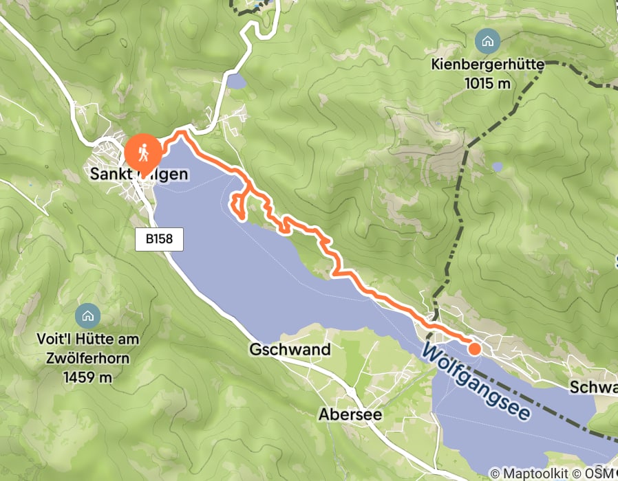 Karte der Tour