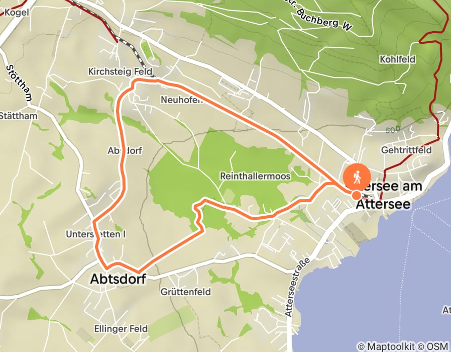 Karte der Tour
