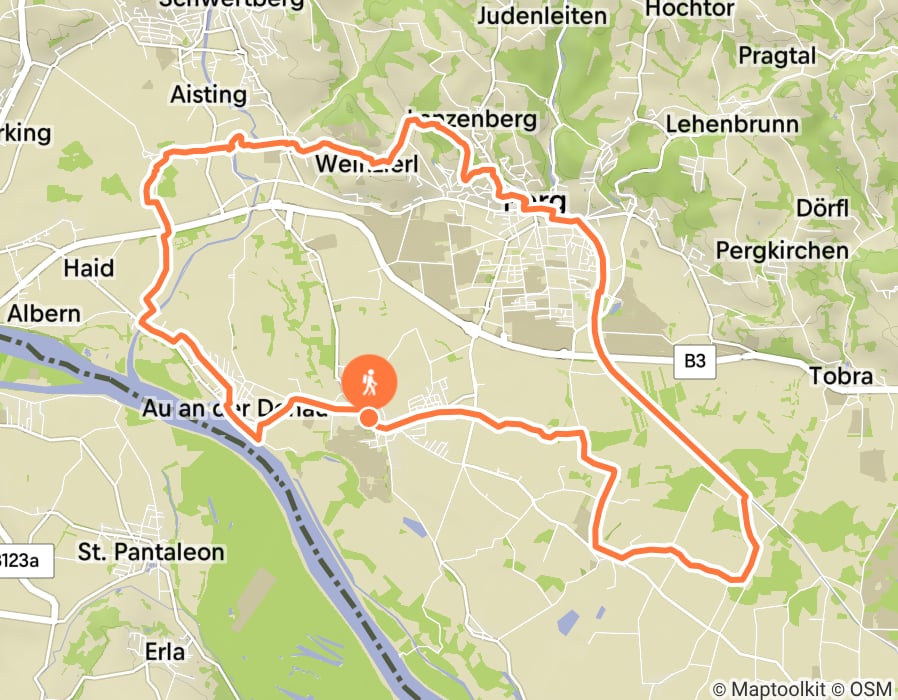 Karte der Tour