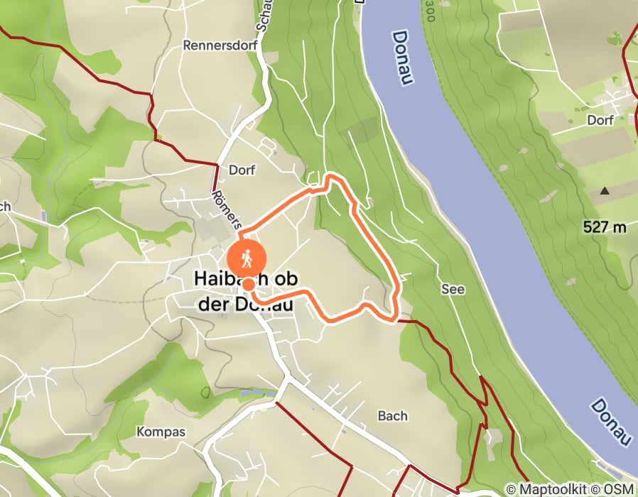 Karte der Tour