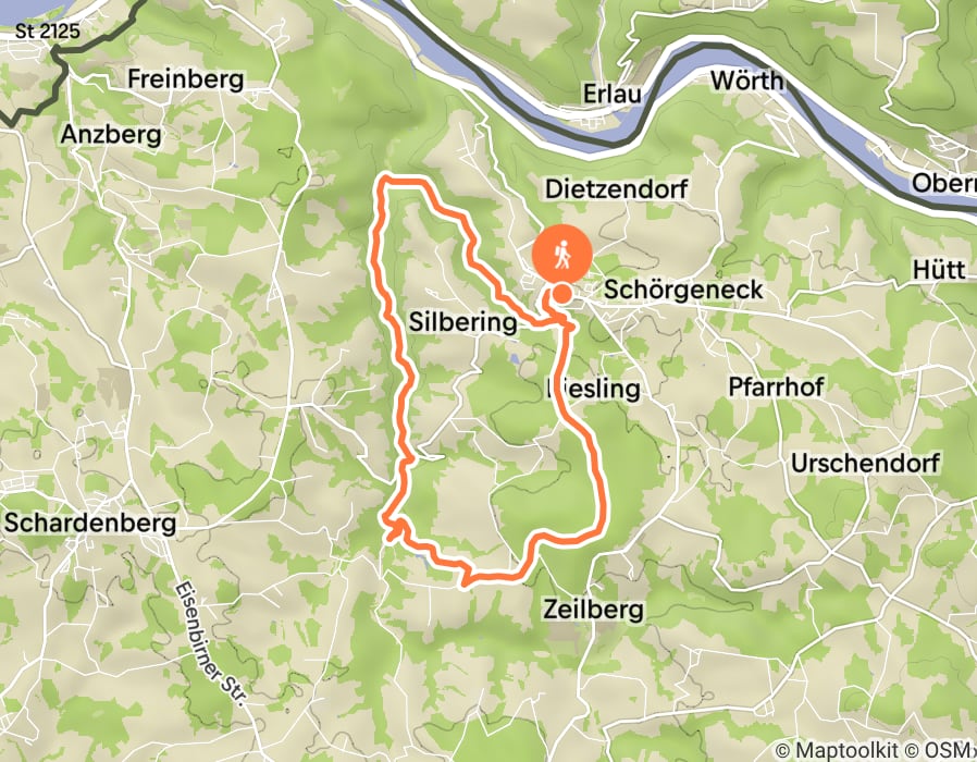 Karte der Tour