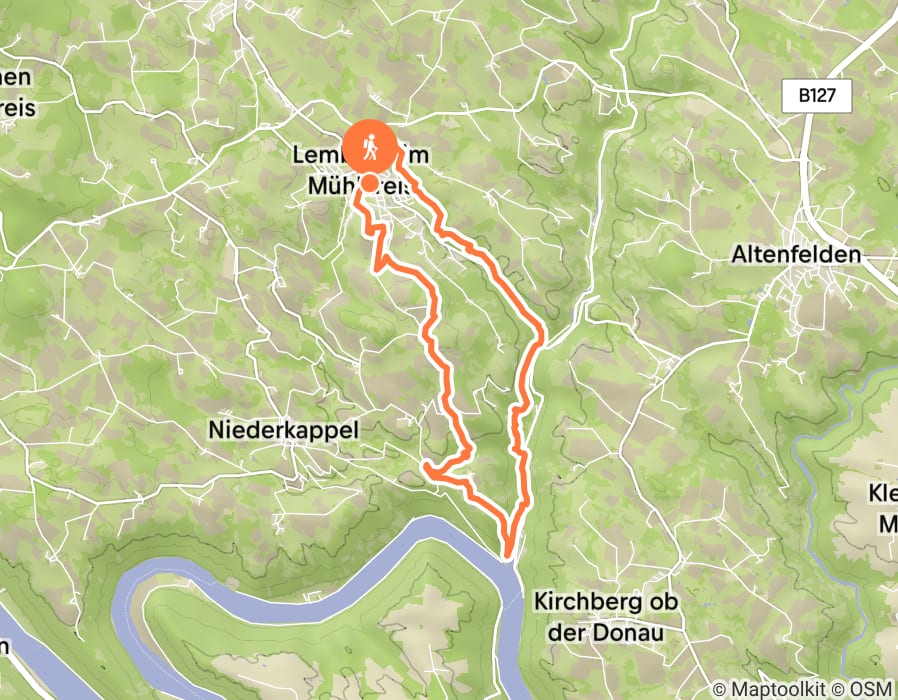 Karte der Tour