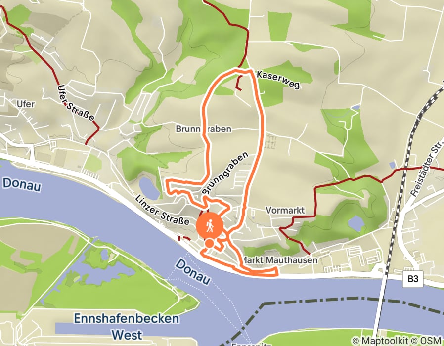 Karte der Tour