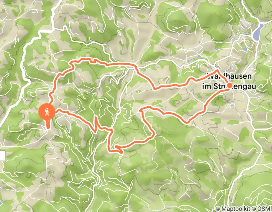 Karte der Tour