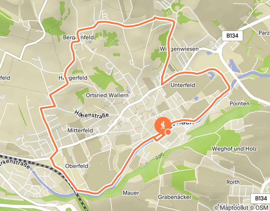 Karte der Tour