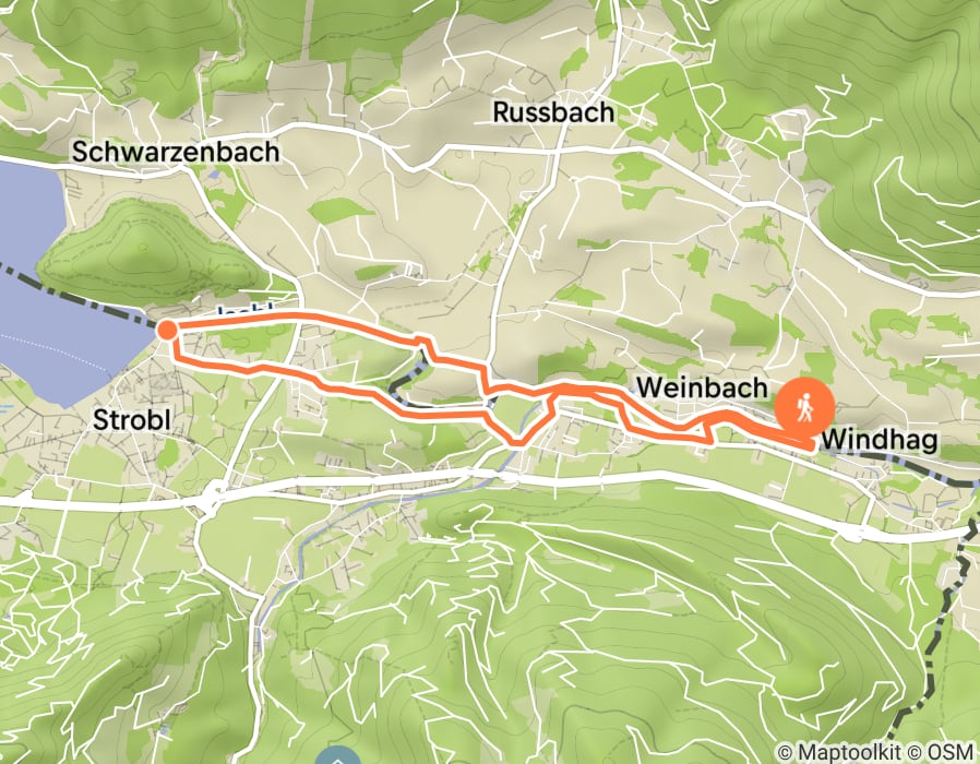 Karte der Tour