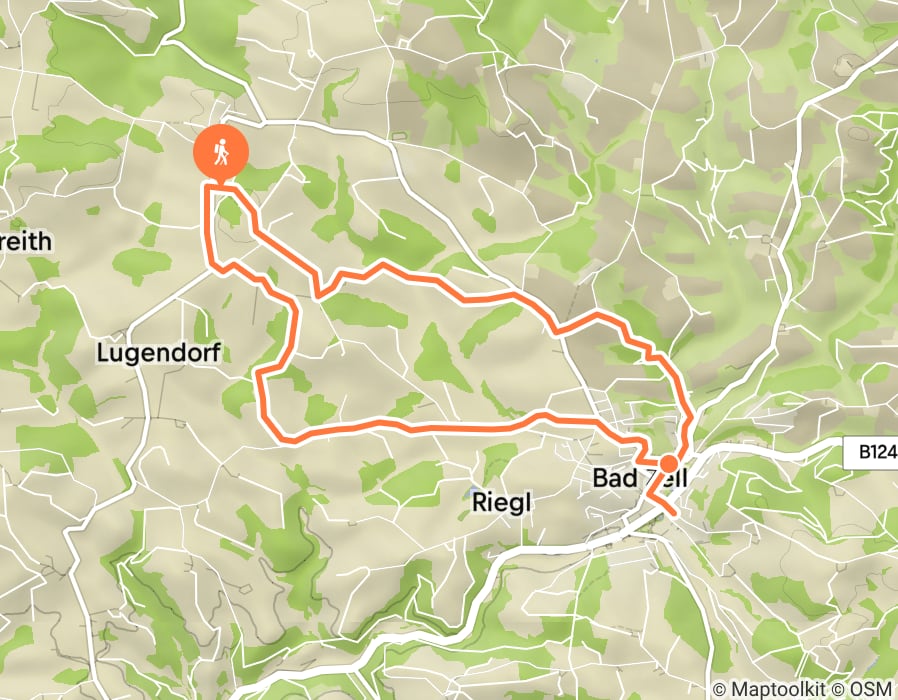 Karte der Tour