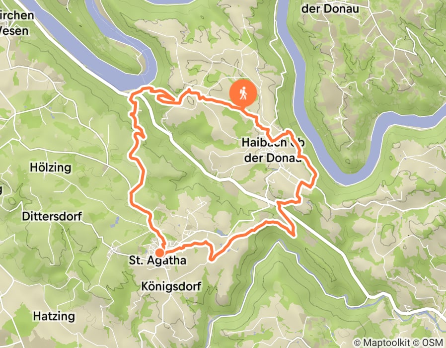 Karte der Tour