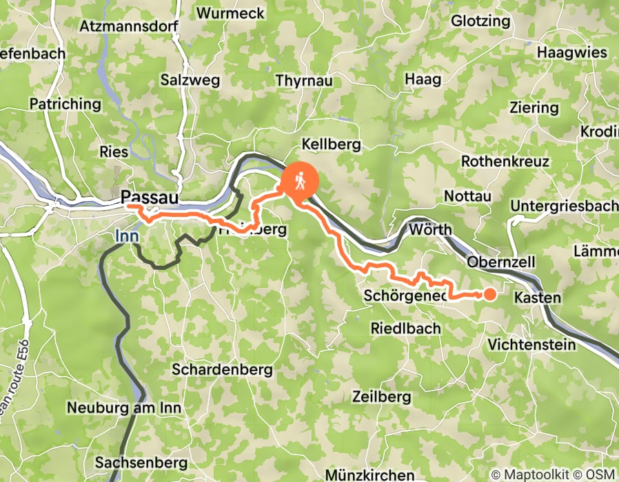 Karte der Tour
