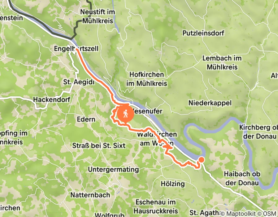 Karte der Tour
