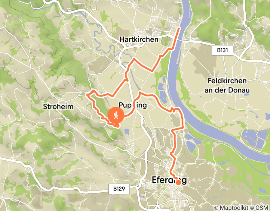 Karte der Tour